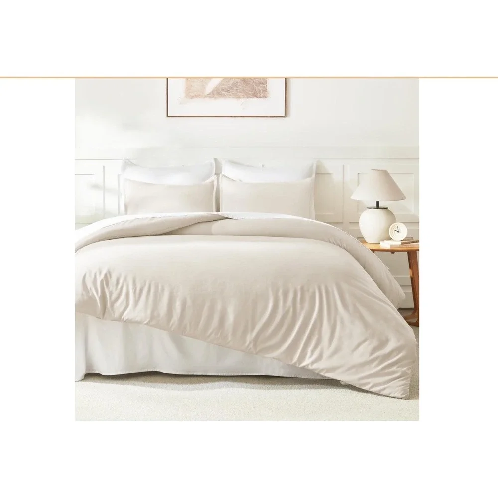 Litanika Khaki Comforter Set Twin/Twin XL‎ 66x90 All Season Bedding 2 Pieces New